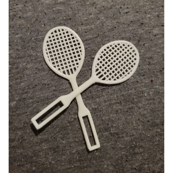 Unbranded | Toys | Pair Of Barbie Tennis Rackets White Vintage Lot Of 2 ...